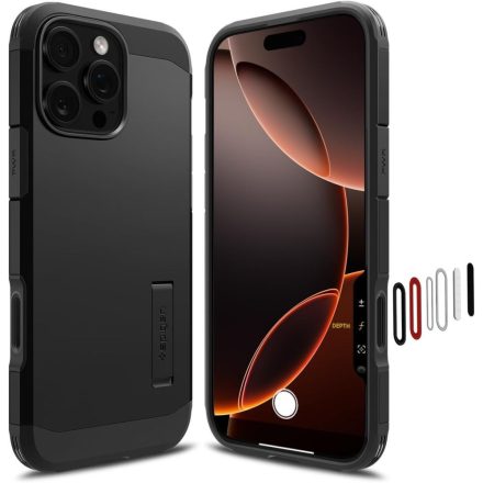Spigen Tough Armor ”T” Mag Magsafe iPhone 16 Pro Max tok – Fekete