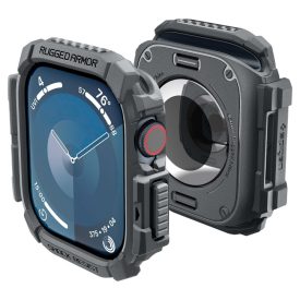   Spigen Rugged Armor Apple Watch 10 / 11 (46 mm) tok – Sötét Szürke
