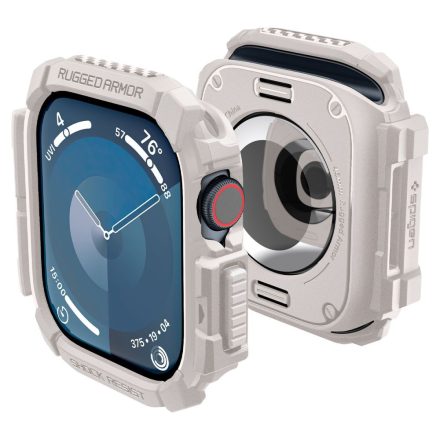 Spigen Rugged Armor Apple Watch 10 / 11 (46 mm) tok –Bézs