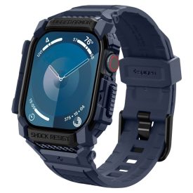   Spigen Rugged Armor ”Pro” Apple Watch 10 / 11 (46 mm) tok – Tengerész Kék