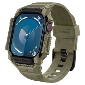   Spigen Rugged Armor ”Pro” Apple Watch 10 / 11 (46 mm) tok –  Khaki
