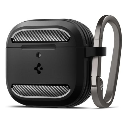 Spigen Rugged Armor Apple Airpods 4 Matt tok – Fekete