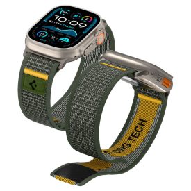   Spigen Athlex Air Apple Watch 8 / 9  / 10 / 11 / Se / Ultra (44 / 45 / 46 / 49 mm) óraszíj –  Active Zöld