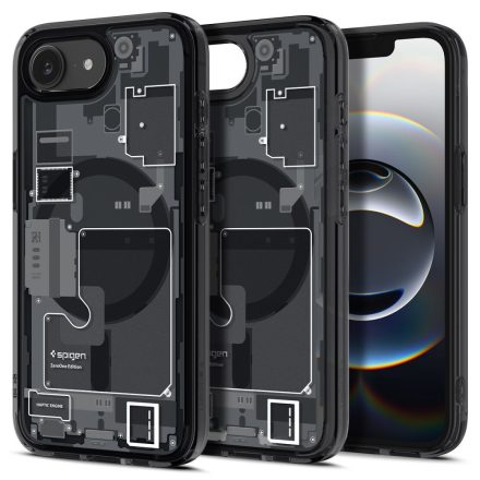 Spigen Ultra Hybrid Mag Magsafe iPhone 16e / 17e tok – Zero One Fekete