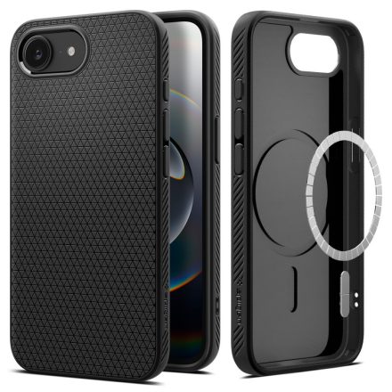 Spigen Liquid Air Mag Magsafe iPhone 16e / 17e tok – Matt Fekete