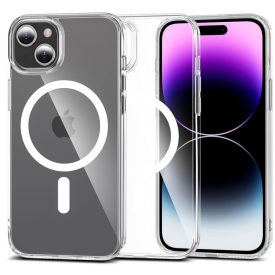   Tech–Protect Flexair Hybrid MagSafe iPhone 15 tok – Átlátszó