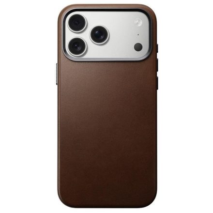 Nomad Traditional Leather Case iPhone 17 Pro Max Bőr tok – Barna