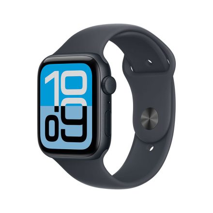 Apple Watch SE 3 GPS 40mm Éjfekete alumínium tokkal, éjfekete sport szíjjal - M/L