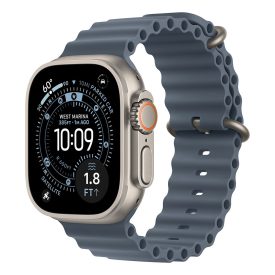  Apple Watch Ultra 3 Cellular 49mm Natúr titán tokkal Acélkék Ocean szíjjal