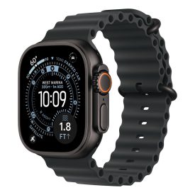   Apple Watch Ultra 3 Cellular 49mm Fekete titán tokkal Fekete Ocean szíjjal