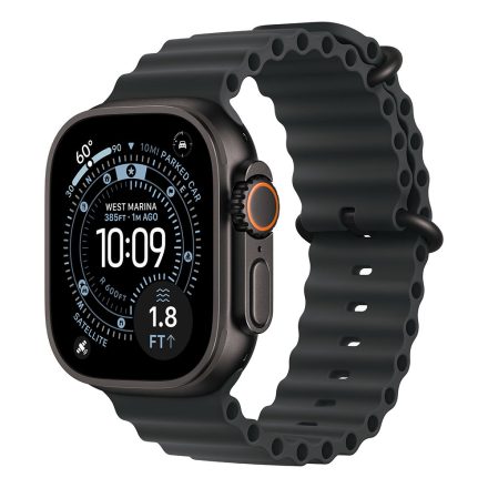 Apple Watch Ultra 3 Cellular 49mm Fekete titán tokkal Fekete Ocean szíjjal